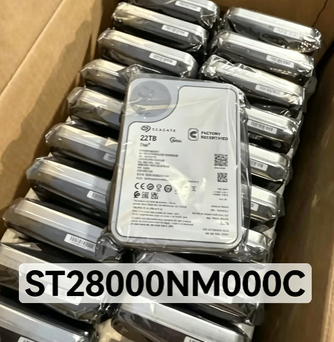 New EXOS ST28000NM000C 28TB 7200RPM SATA 6Gb/s 512MB 3.5" Enterprise HDD NAS Recertified Hard Drive For Server