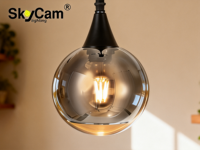Lampe de plafond SkyCam, lampe suspendue, lampe de nuit moderne pour la maison, petite lampe de nuit en verre de luxe