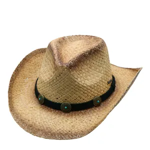 2024 Custom Logo Hand Made Wide Brim Straw Hats Hollow Out New Design Bulk Summer Straw Hat