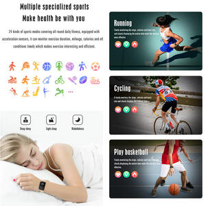 Montre connectée P40 avec logo personnalisé, étanche, design de niveau natation, <span class=keywords><strong>calcul</strong></span> des pas, fréquence cardiaque, la plus vendue sur Lazada - Product Image 3