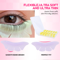 Protège-cils auto-adhésifs sans colle pour rehaussement de cils, tampon de lifting en silicone, rouleau de lamination Katya Vinog, tige de permanente pour recourbement des cils