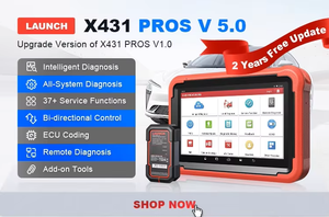 LAUNCHX431 PROS V5.0 Escáner de sistema completo Analizador de diagnóstico alimentado por batería Coches Compatible con CAN FD DoIP Versión de actualización X431 PROS - Product Image 3