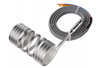Bobine chauffante à ressort pour canaux chauds, anneau chauffant pour buse de moulage par injection avec ligne de détection de température JK