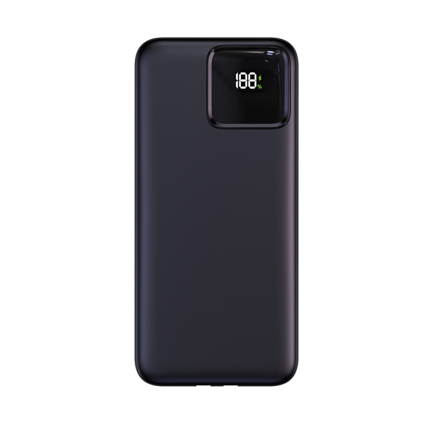 10000mAh Portable Power Bank with Digital Display Built-in Cables Emergency External Battery Display Power Station