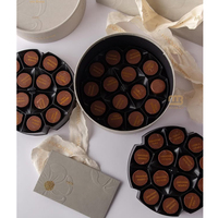 Boîtes cadeaux haut de gamme pour l'emballage du chocolat, petite boîte à bonbons avec séparateur, boîte en carton de luxe pour pâtisseries, desserts, macarons