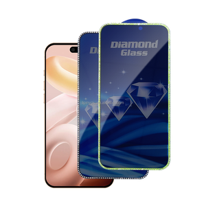 Pellicola Protettiva in Vetro Temperato Luminoso Diamantato per <span class=keywords><strong>iPhone</strong></span> 11 Pro 12 13 <span class=keywords><strong>14</strong></span> 15 16 Pro Max - Product Image 3