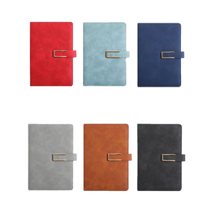 2025 cuadrícula de puntos académica personalizada A5 cuaderno de tapa dura planificador diario diarios con cuero magnético de Pu para uso de oficina de bolígrafo - Product Image 2