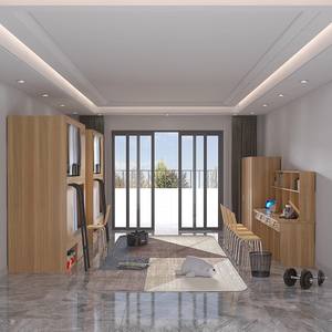 Lit superposé moderne A551 en bois avec rangement et bureau pour étudiants et adultes, mobilier de chambre à coucher - Product Image 3