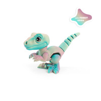 Vélociraptor tourbillonnant imprimé en 3D, fabriqué en autre matériau, non toxique, respectueux de l'environnement, articulations flexibles pour filles