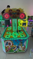 Machine de jeu de luxe Frog Jump Hammer, modèle Duoxing 046, pour 2 joueurs, à monnayeur, avec option d'échange de tickets de loterie en anglais, en bois