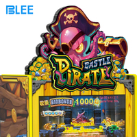 BLEE Vente Chaude Machine de Jeu de Rédemption Château Pirate Écran LCD 55 Pouces Machines à Monnaie et à Tickets pour Parc d'Attractions