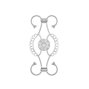 Poste de aluminio para escalera, diseño tradicional de 25x25 mm, para decoración de puertas de jardín y patio. - Product Image 4