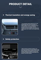 Premium 2mil Auto-Fenster-Sonnenschutzfolie 99% UV-Schutz Farbwechselnde PDLC-Technologie Kratzfeste Windschutzscheibenfolie