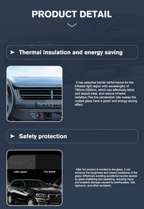 Película de Aislamiento para Ventanas de Auto Premium de 2mil, 99% de Protección UV, Tecnología PDLC que Cambia de Color, Anti-Rayones, para Parabrisas - Product Image 3