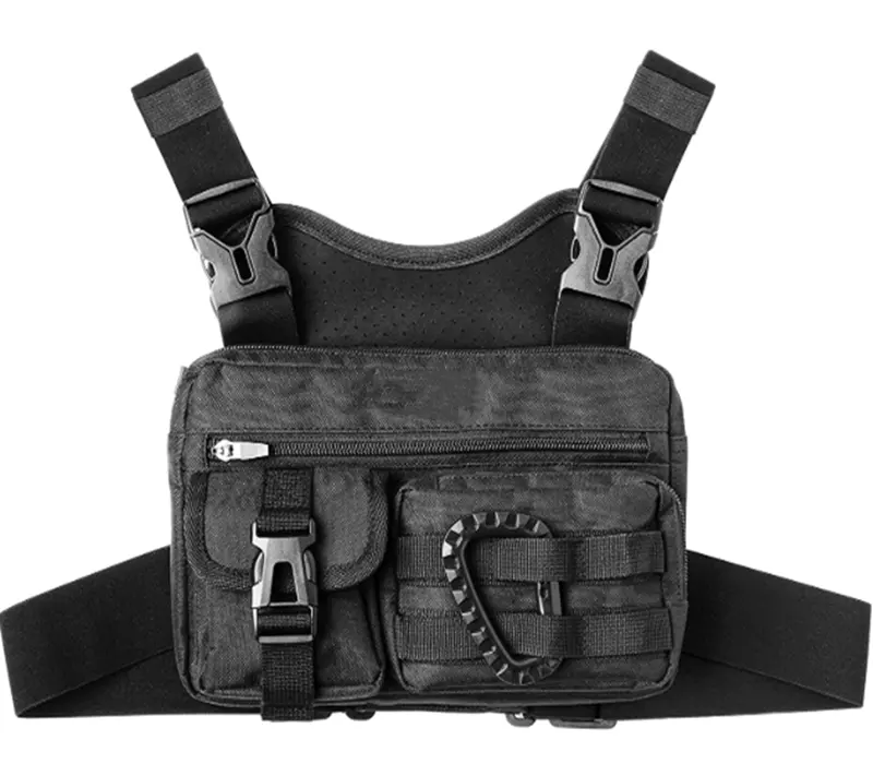 OEM High quality Tactical Inspired Sports Utility Rig Pouch Vest Chest Pack Chest Bag for Men