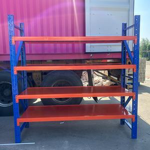 מדפי מתכת 2000X600x2000 מ\\\"מ, מדף אחסון 4 שכבות, קורות פלדה, ציפוי אבקה, קיבולת 200 ק\\\"ג, הרכבה קלה, עומס בינוני - Product Image 4