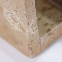 Livraison directe du fabricant Porte-mouchoirs vertical en marbre Cuisine Ménage Comptoir Boîte à papier toilette Siège de rangement