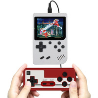 Console de jeu portable 400 en 1 Écran 2.4 ''Mini appareil de jeu portable Console de jeu de poche Sup