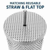 Tasses en plastique réutilisables 11OZ Durian Mug, irisées mates, à double paroi, colorées, avec revêtement UV et couvercle, prêtes à être expédiées