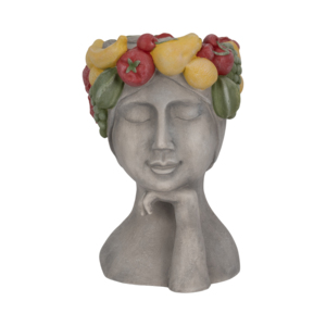 Vaso Artistico con Design a Corona di Frutta per Decorazione Piante da Interno ed Esterno - Product Image 1