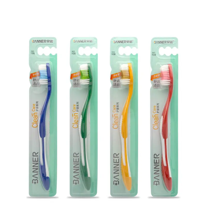 BANNER Wholesale Manufacturer Tooth Brush OEM ODM Soft Medium Hard Bristles Toothbrush For Dental Oral Care Cleaning