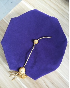 Robe académique Tam pour le diplôme <span class=keywords><strong>de</strong></span> <span class=keywords><strong>doctorat</strong></span> Robe <span class=keywords><strong>de</strong></span> remise <span class=keywords><strong>de</strong></span> diplôme violette - Product Image 5
