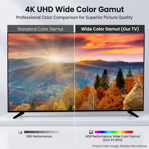 Meilleur téléviseur intelligent LCD sans cadre de <span class=keywords><strong>55</strong></span> <span class=keywords><strong>pouces</strong></span> pour usage familial, WiFi et Bluetooth, Android 15, HDTV 4K UHD, prix raisonnable pour les grossistes - Product Image 2