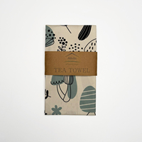 Essuie-tout en coton gaufré de haute qualité à imprimé floral, 40x60cm, rectangulaire, durable, écologique, option logo personnalisé, pour la cuisine et la maison