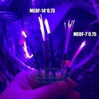 Cable de Fibra Óptica Multifilar Personalizado con Extremo Luminoso, Iluminación Óptica Flexible de Fibra Plástica PMMA para Techo y Piscina