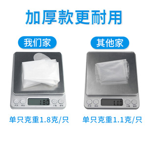 Guantes desechables de TPE transparentes y gruesos de 0.05 mm, de grado alimenticio, para uso en picnics con cangrejos de río. - Product Image 5