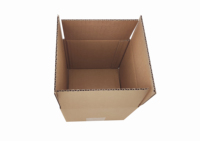 Boîtes en Carton Ondulé à Paroi Simple 15x15x15cm avec Impression Personnalisée, Emballage Carré Économique avec Logo Sur Mesure