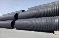 Tuyau de drainage corrugué à double paroi en PEHD pour applications souterraines, diamètres 200mm, 300mm, 500mm, 600mm, 800mm, 1000mm, 1200mm