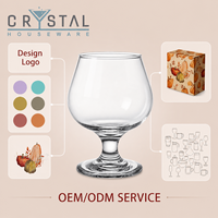 Verre à brandy de 260 ml, parfait pour les fêtes à la maison, les cadeaux en plein air et les réceptions