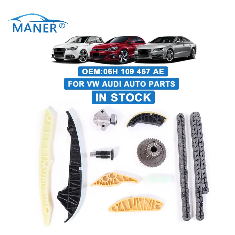 MANER 06H109467AE marka yeni motor parçası zinciri gergi mekanizması kiti için Audi