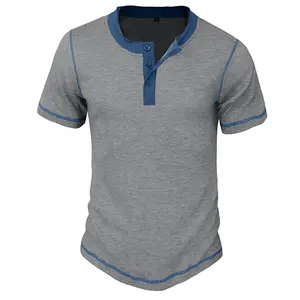 Cheap Plain Patchwork empalmado cuello redondo gimnasio deporte Streetwear Fitness músculo Logo hombre Casual camiseta hombres camisetas