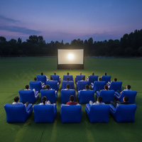 Fauteuil gonflable pour cinéma en plein air, canapé gonflable pour événements et camping