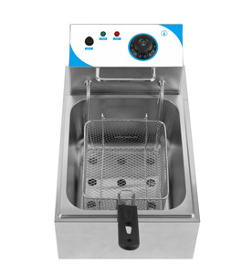 Suministros comerciales para restaurantes Estación de freidoras eléctricas de mesa y botes de patatas fritas para pollo frito - Product Image 4