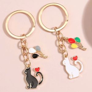 Cute Cartoon Small Animal Keychain Pendant Cute Cat Alloy Pendant Keyring <b>Box</b> Packaging Accessories - Product Image 1