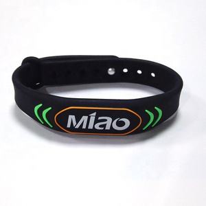 Venta caliente impermeable NFC Chip pulseras <span class=keywords><strong>RFID</strong></span> pago sin efectivo pulsera de silicona NTAG215 NFC bandas - Product Image 3