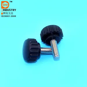 Thumb Screws Plastic Plastic Black Knurling Knob Thumb Screw