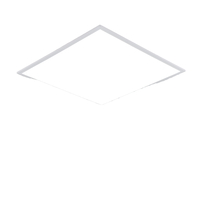 Plafonnier à écran plat à LED à spectre complet moderne 300x300, gousset en aluminium à cadre étroit, éclairage de bureau à domicile à haute luminosité