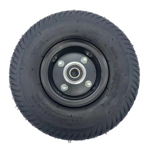 Neumático de 11 pulgadas 4.10/3.50-4 con llanta para patinete eléctrico, ATV y Go <span class=keywords><strong>Kart</strong></span>, incluye neumático y cámara de aire - Product Image 4