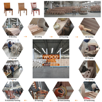 Chaise de salle à manger en métal blanc avec assise en plastique et dossier en bois à lattes, empilable, chaise d'appoint moderne pour la maison et le café