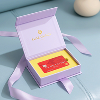 Quadratische, stabile Geschenkbox aus Karton für Werbezwecke, VIP-Einladungen, Mitgliedschaften, Kreditkarten, mit EVA-Einlage.
