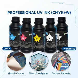 เครื่องพิมพ์ผนังและพื้น 2-in-1 UV จากโรงงานโดยตรง ระบบรางอัตโนมัติ ความละเอียด 2400DPI หมึก CMYK+W เครื่องพิมพ์แนวตั้ง 3 มิติ สำหรับพิมพ์บนกระจก ไม้ คอนกรีต - Product Image 4