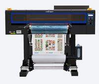 Nouvelle imprimante de boîte cadeau en métal de genre DTF automatique étiquette en cristal d'encre UV marques de commerce éco-solvant impression par transfert à froid