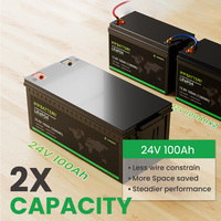 Batterie LiFePO4 à décharge profonde 12V 48V 100AH pour camping-car, camping, UPS, pack lithium-ion solaire 24V 36V 100AH 200AH – Vente directe usine