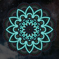 Peinture murale en résine de diamant 5D luminescente de nuit, 100% diamant, mandala religieux, broderie florale, impression sur toile, mosaïque, décoration intérieure, personnalisée
