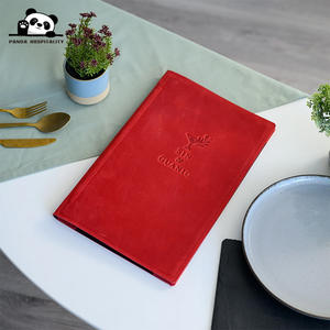 Cubierta de Menú de Cuero PU con Logotipo Personalizado en Relieve para Restaurante, Cafetería, Salón de Té - Product Image 5