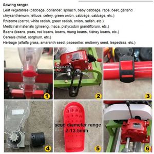 Semi-automatic Gasoline Engine Self-propelled Multi <b>Row</b> Vegetable Planter Seeder <b>Machine</b> Onion Tomatoes Seeding Sowing <b>Machine</b> - Product Image 6